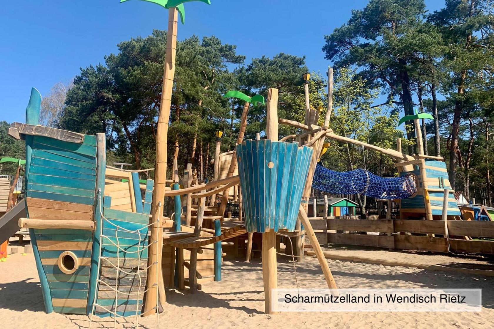 Modernes Ferienhaus Mit 3 Schlafzimmern In Der Naehe Vom Scharmuetzelsee เวนดิสช์รีทซ์ ภายนอก รูปภาพ